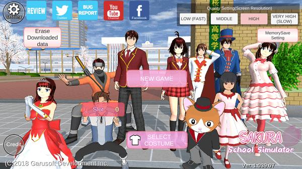 七七酱同款樱花校园模拟器英文版2024