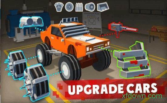 僵尸像素生存(Zombie Derby: Pixel Survival)游戏截图1