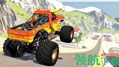 真实碰撞怪兽卡车车辆全解锁版本