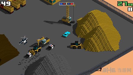 像素公路狂飙破解版 (Smashy Road: Wanted)安卓版v1.2.5截图0