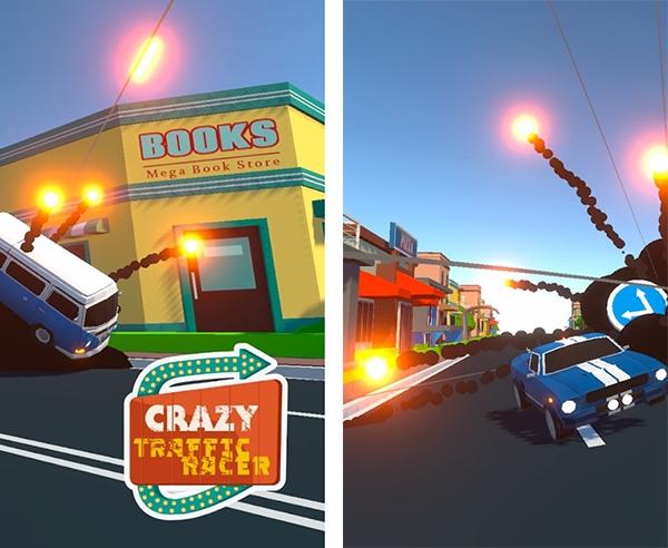 疯狂的交通赛车图片