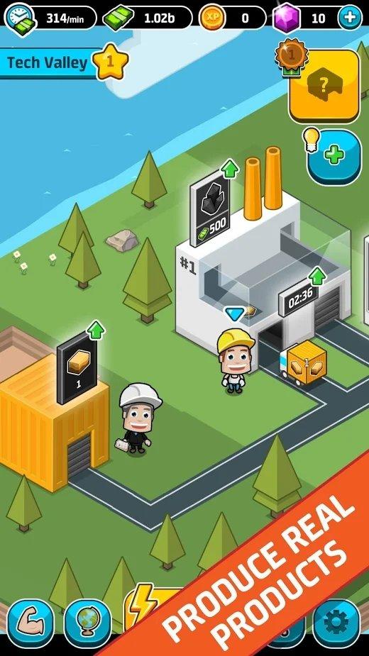 闲置工业世界无限金币版 安卓版1.0.21截图0