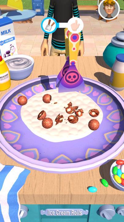 摆个地摊炒酸奶截图0