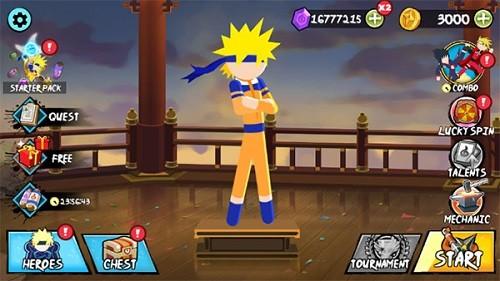 火柴人忍者大战截图1