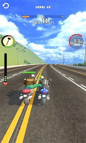 摩托狂怒3D 安卓版v0.1截图2