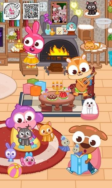 泡泡小镇家庭儿童模拟过家家 免费安卓版v1.1.4截图0
