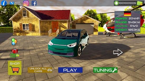电动汽车模拟器解锁全部车辆 无限金币版v2.2.5截图0