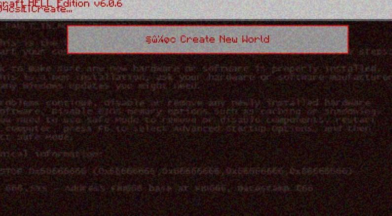 我的世界恐怖版本err422安卓版(Hell 8.0) vhell606 正版 vhell606 正版