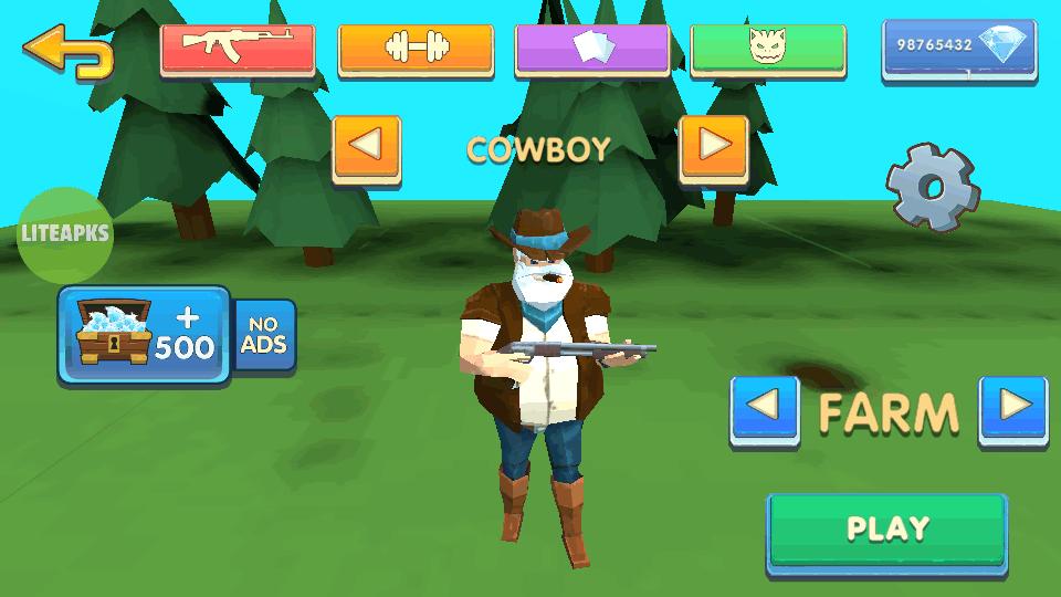 两个家伙和僵尸破解版无限钻石无限金币(Two Guys And Zombies 3D) v0.811 安卓汉化版