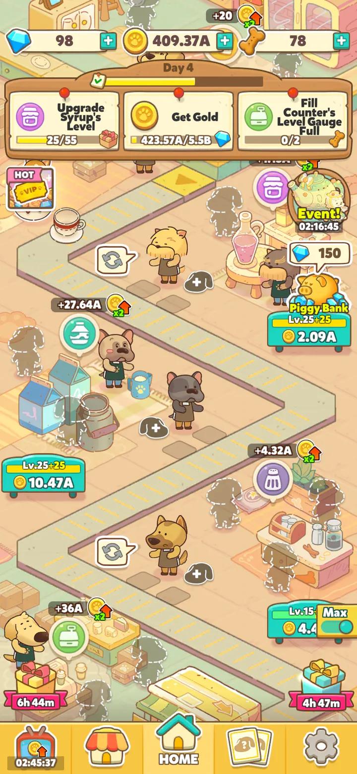 狗狗咖啡国际版(小狗咖啡馆)无限金币版 v1.0.21 国际服 v1.0.21 国际服