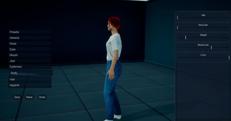 为女孩子定制服装3d游戏(Custom Female Creator 3D)