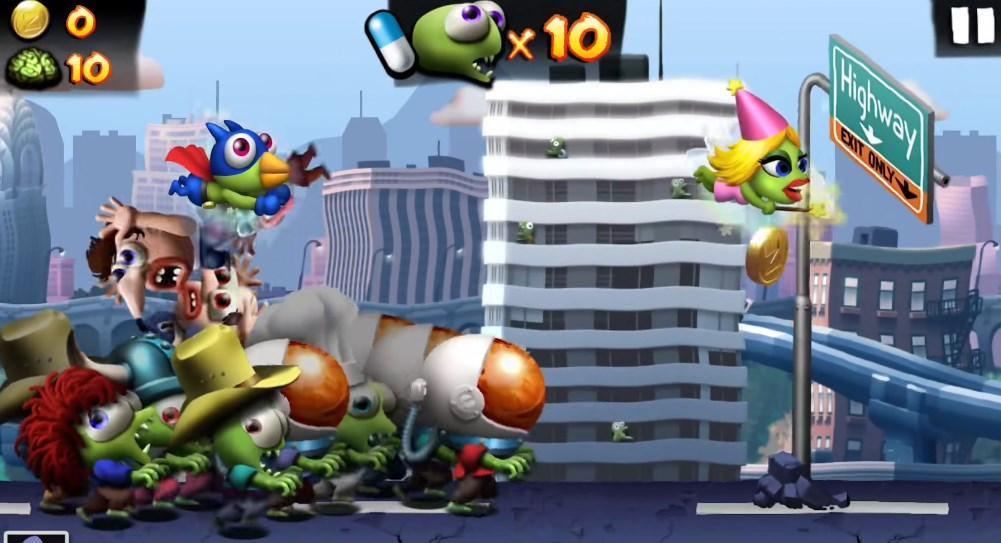 僵尸尖叫无限金币无限钻石中文版(Zombie Tsunami) v4.6.2 安卓版截图0