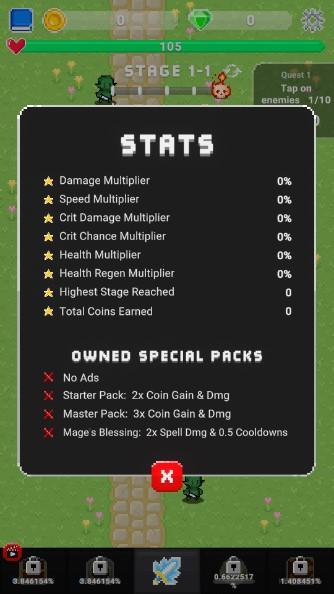 空闲弹跳英雄货币不减版 v0.0.6123 最新版截图0