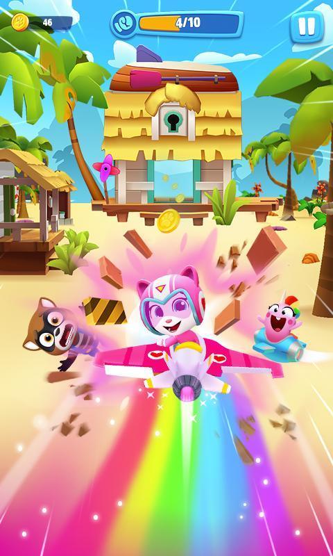 汤姆猫空中飞行无限金币无限钻石版(Talking Tom Sky Run) v1.2.0.1340 最新版 v1.2.0.1340 最新版