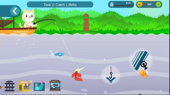 小猫钓鱼模拟器中文版下载安装(Cat Fishing Simulator) v3.1 安卓汉化版 v3.1 安卓汉化版