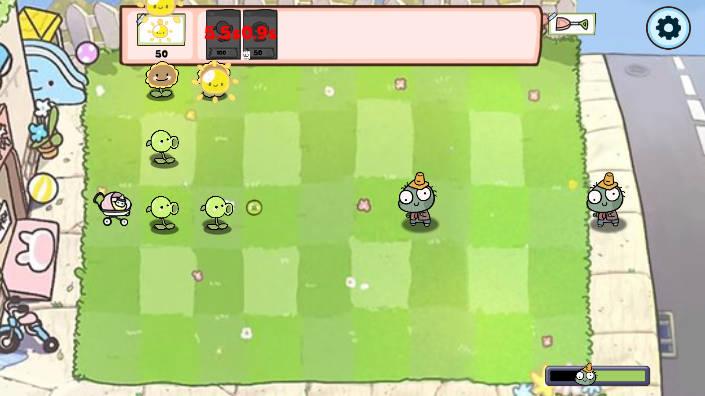 萌化版植物爆射僵尸王免广告版