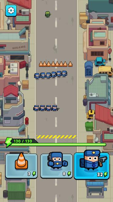 警察大战僵尸僵尸城无限能量金币钻石版 v1.0.23 安卓修改版截图1