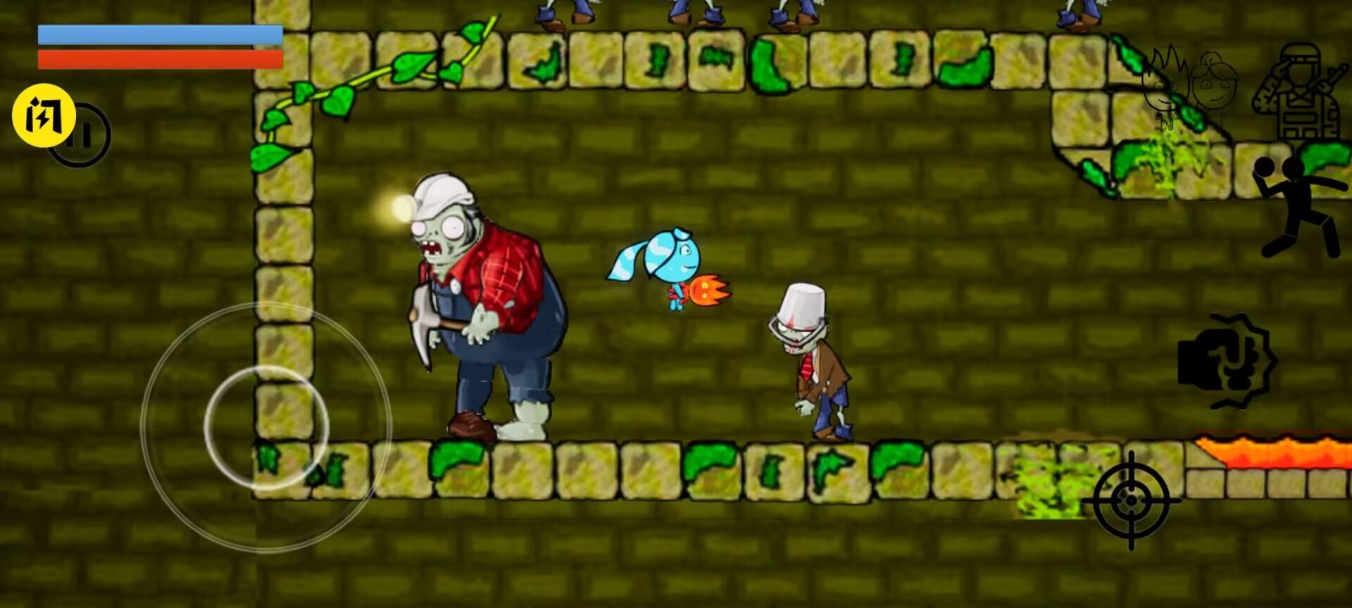 冰火女孩大战僵尸游戏自制版 v1.0 安卓中文版