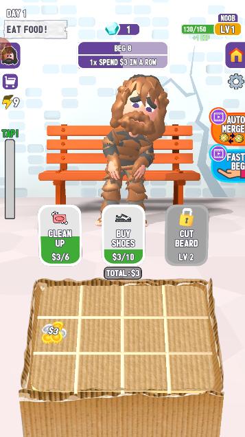 流浪汉模拟器2中文版官方正版 v1.8.25 安卓版截图2