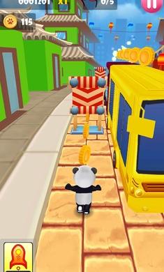 熊猫跑酷无限金币修改版 v1.4.1 安卓最新版截图3