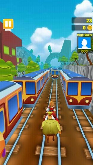 超级英雄奔跑地铁奔跑者无限钥匙金币 v2.1 手机版截图2