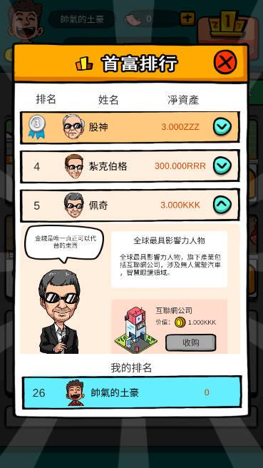 首富特烦恼金币不减反增版 v5.0.5 安卓修改版