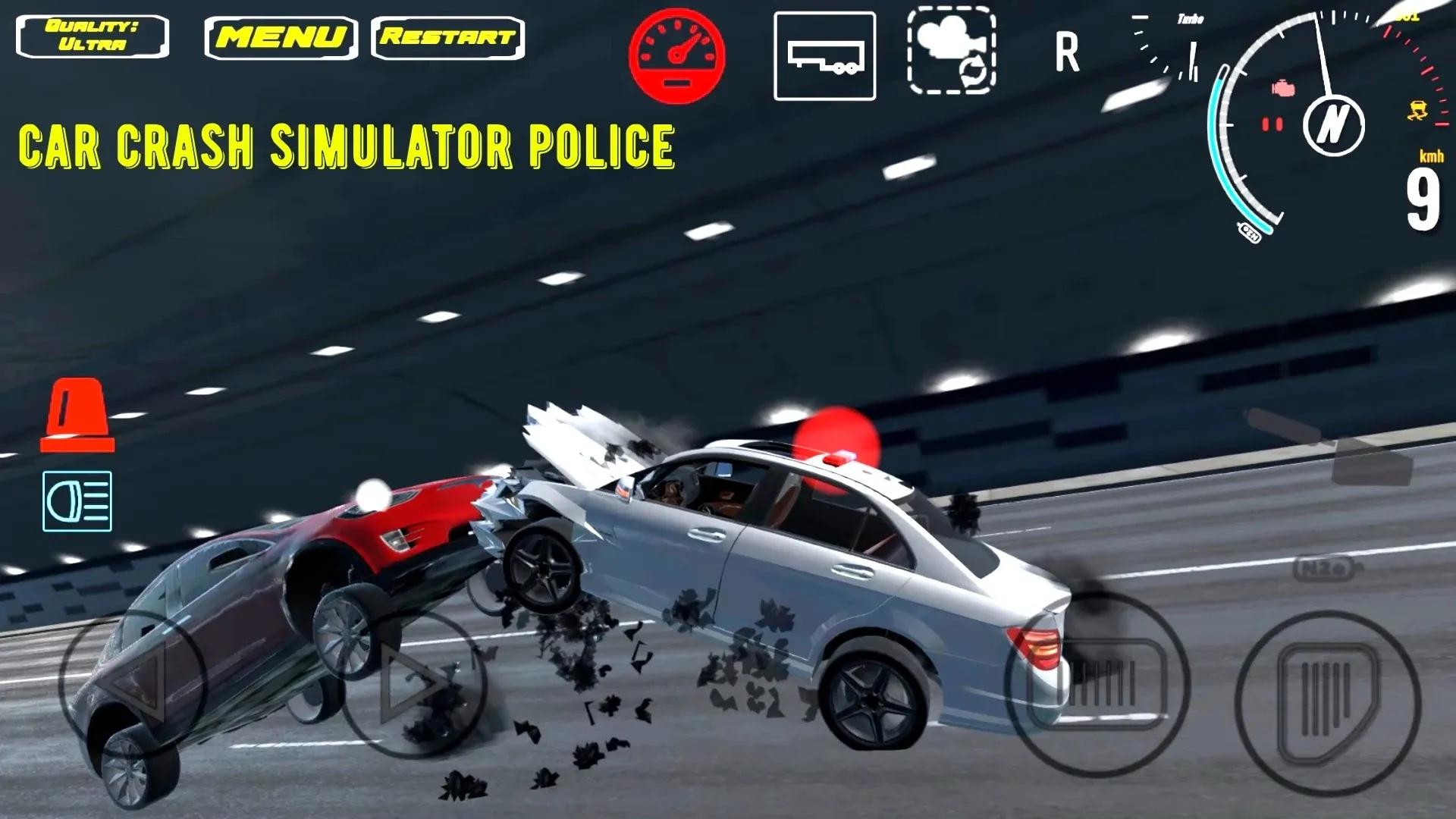 警车碰撞模拟器beamag3D版 v2 最新版截图0