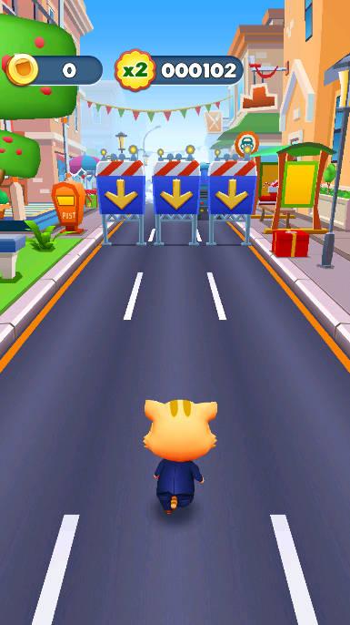 地铁猫咪跑酷无限金币无限钻石版 v1.2.6 安卓手机版截图3