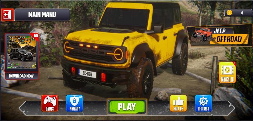 越野SUV吉普车模拟驾驶游戏3D版 v0.3 安卓中文版 v0.3 安卓中文版