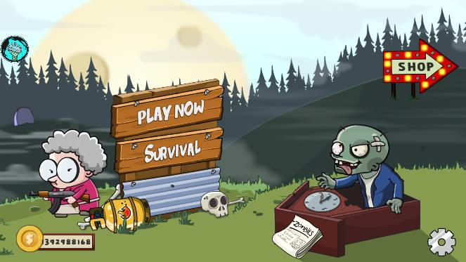 奶奶大战僵尸内置菜单版 v1.0 安卓最新版