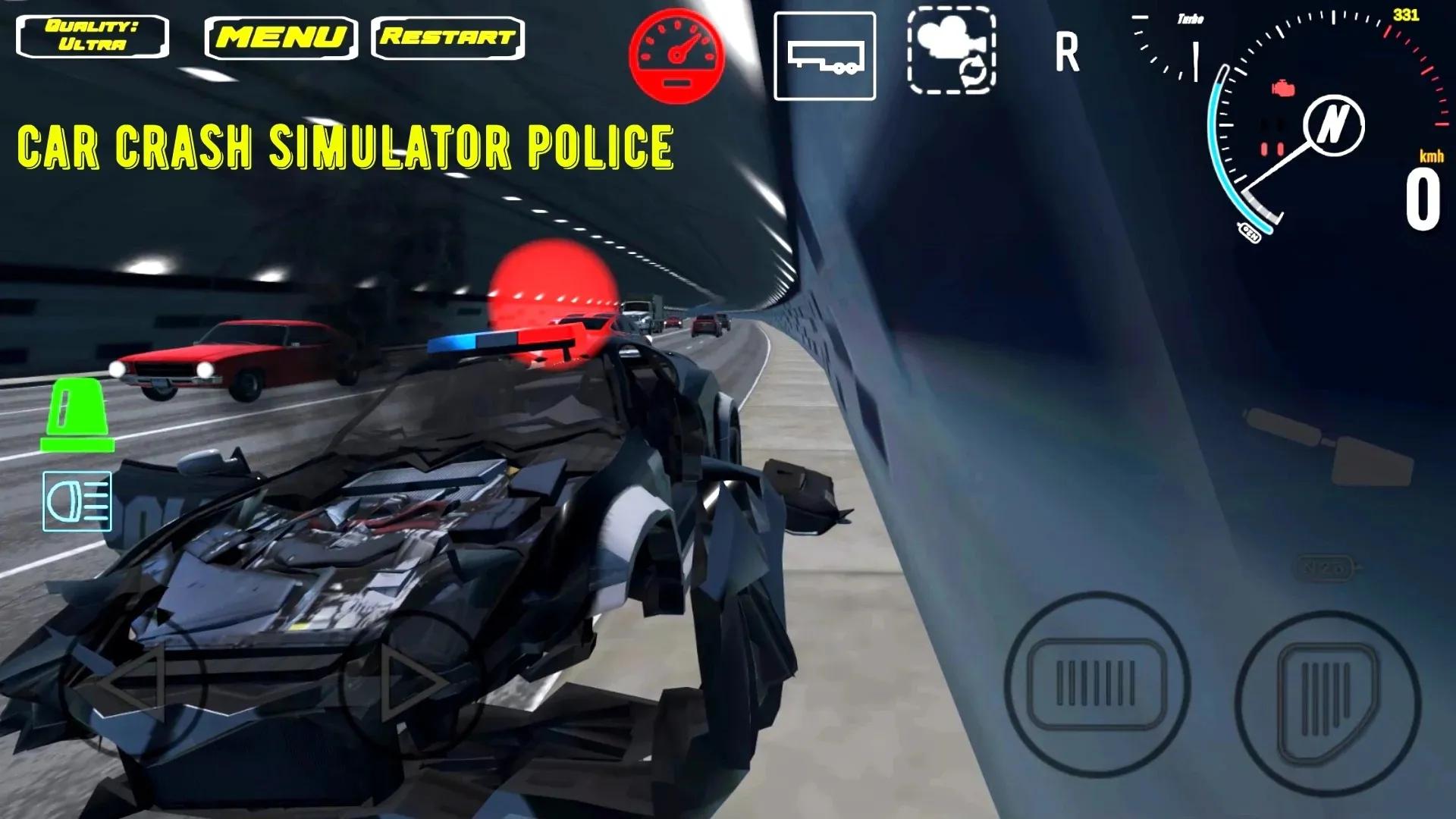 警车碰撞模拟器beamag3D版 v2 最新版截图1