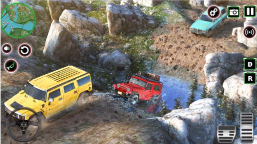 泥浆吉普车模拟器游戏汉化版(Offroad Jeep Driving Mud Games) v0.4 安卓版