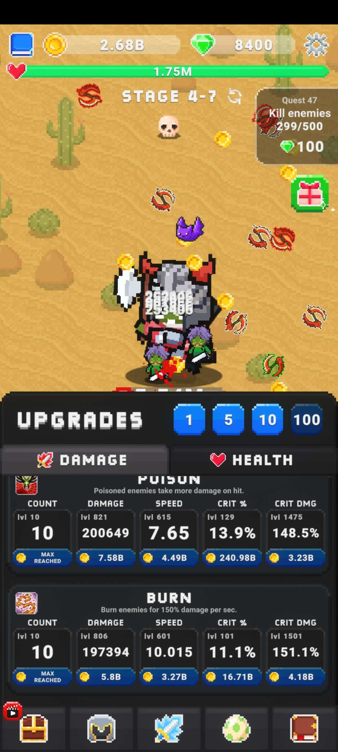 空闲弹跳英雄货币不减版 v0.0.6123 最新版截图1