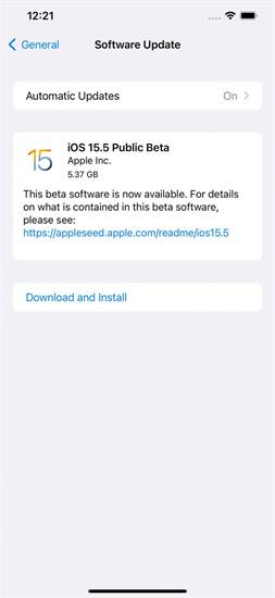 ios15.5描述文件正式版