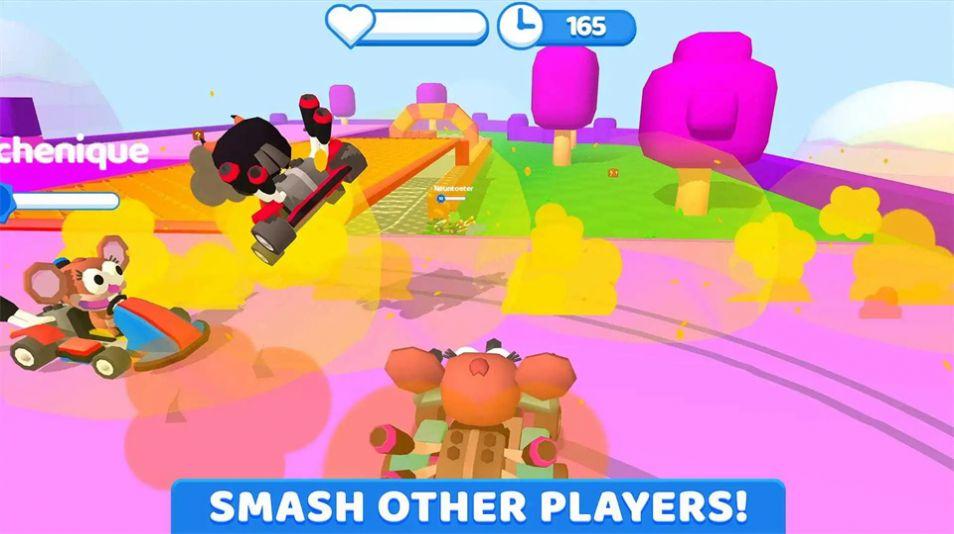 粉碎卡丁车大作战游戏(SmashKarts.io)截图1