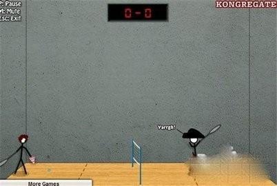 火柴人打羽毛球截图2