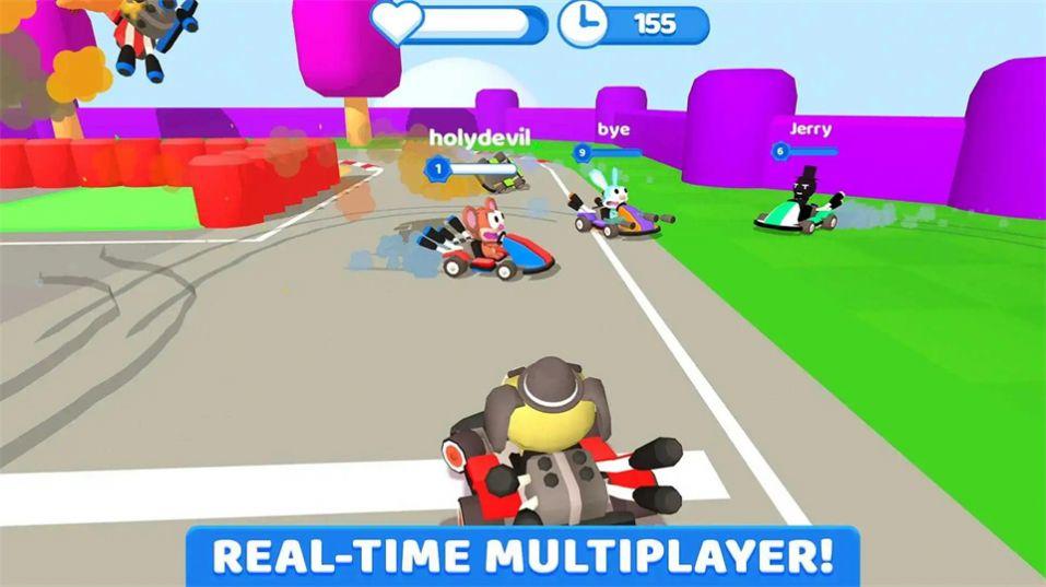 粉碎卡丁车大作战游戏(SmashKarts.io)截图2