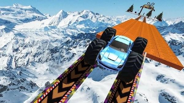 疯狂的汽车特技截图0