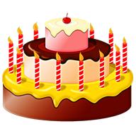 Birthday cake app