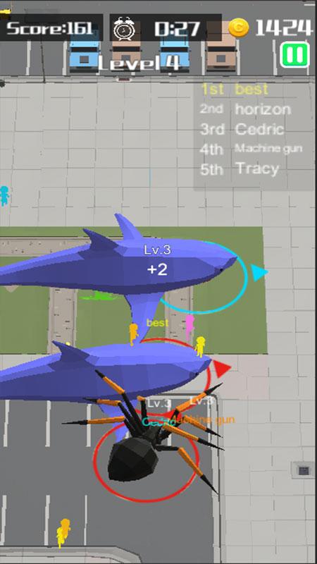 Shark Rampage: Hungry Shark(鲨鱼横行最新破解版) 1.0.1无限金币版截图4