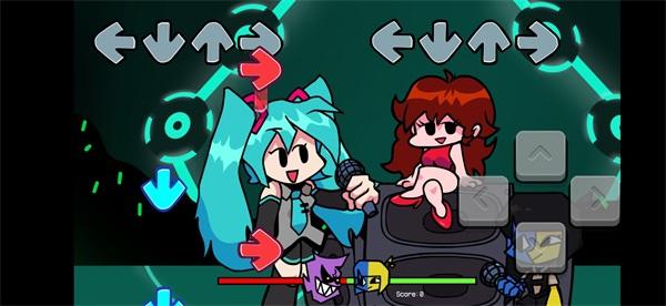 Friday Night Funkin(黑色星期五之夜初音未来模组版) 0.2.7最新版本截图1