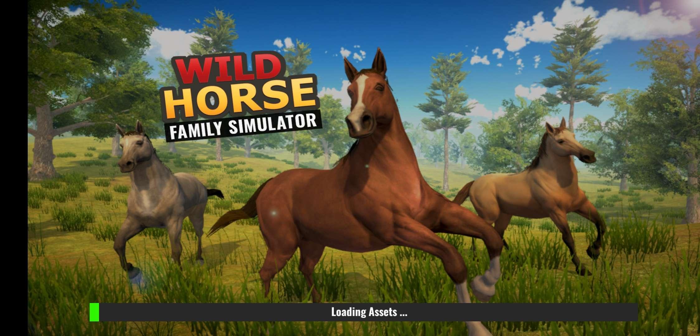 Wild Horse Family Simulator(野马家庭模拟器无限金币版) 1.1.13安卓版截图1