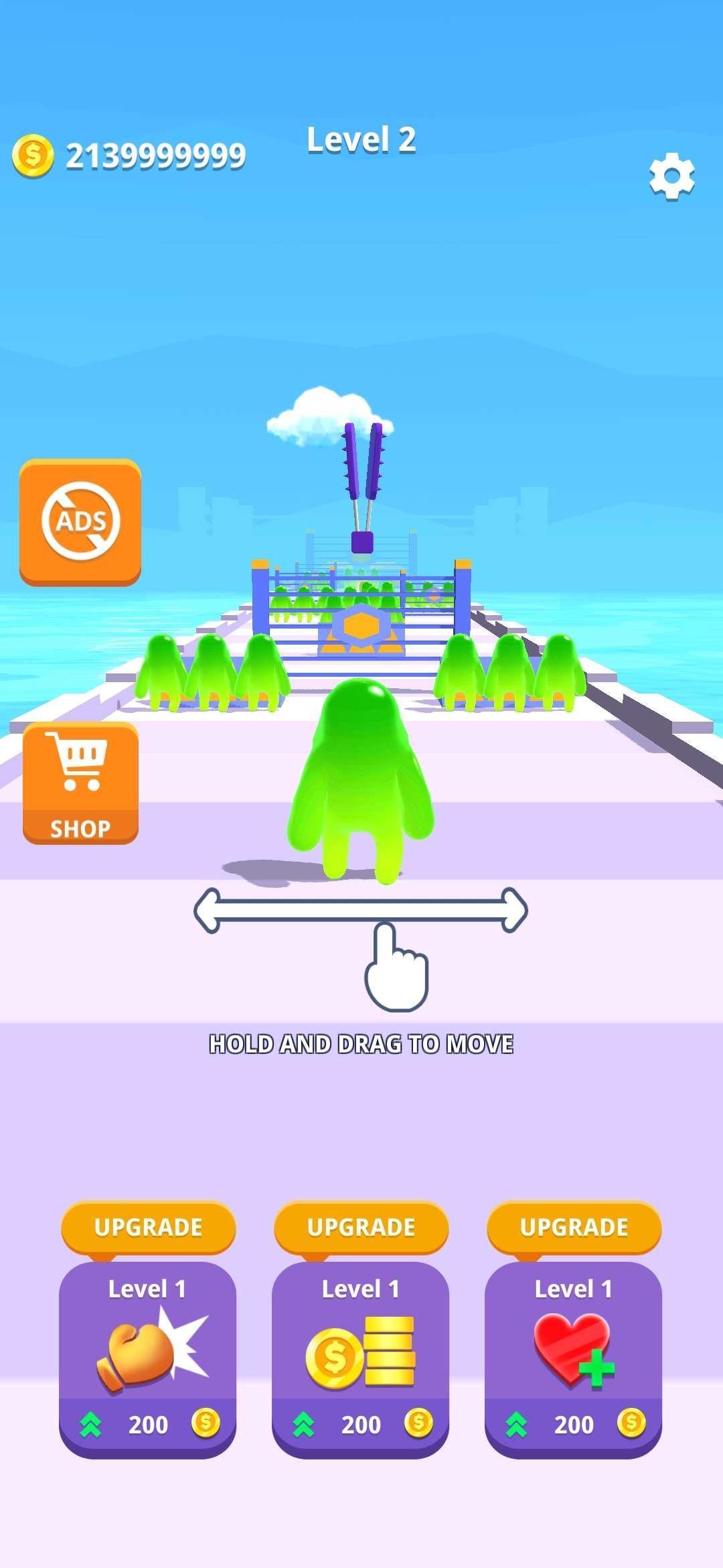 Blob Clash 3D(冲撞击3D无限金币版) 1.0.2最新版截图1