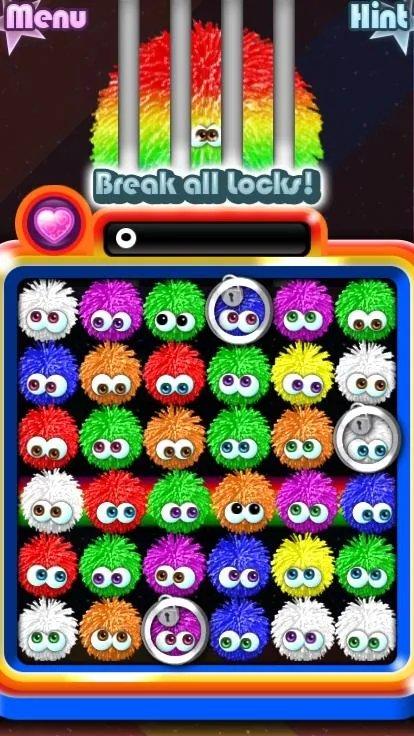 Chuzzle2(毛绒精灵2去广告破解版) 1.9.6免广告版截图2