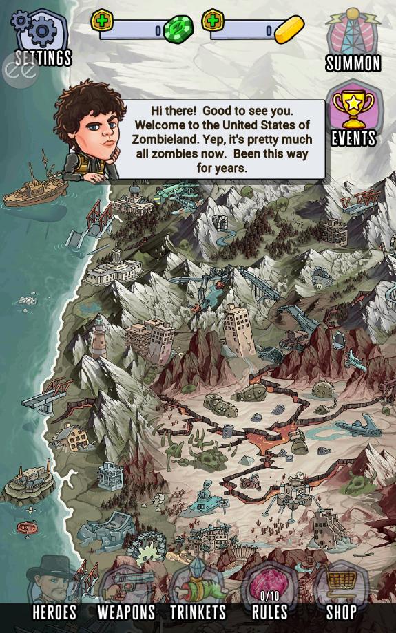 僵尸岛无限金币版(Zombieland) 3.6.1手机版截图2