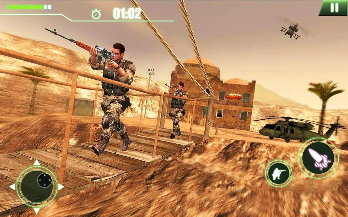 Army Commando Shooter(狙击手掩护射手手游) 1.9安卓版截图2