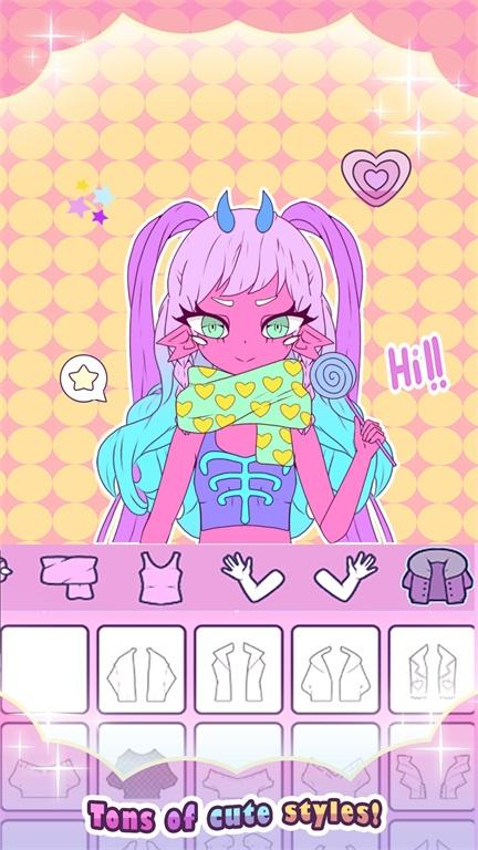 roxiegirl(扮靓女孩头像制作游戏安卓版) 1.4最新版截图2