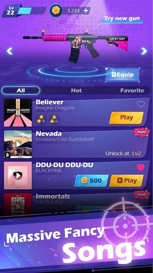 Beat Shooter(节奏射击无限金币版) 1.5.4vip版截图3