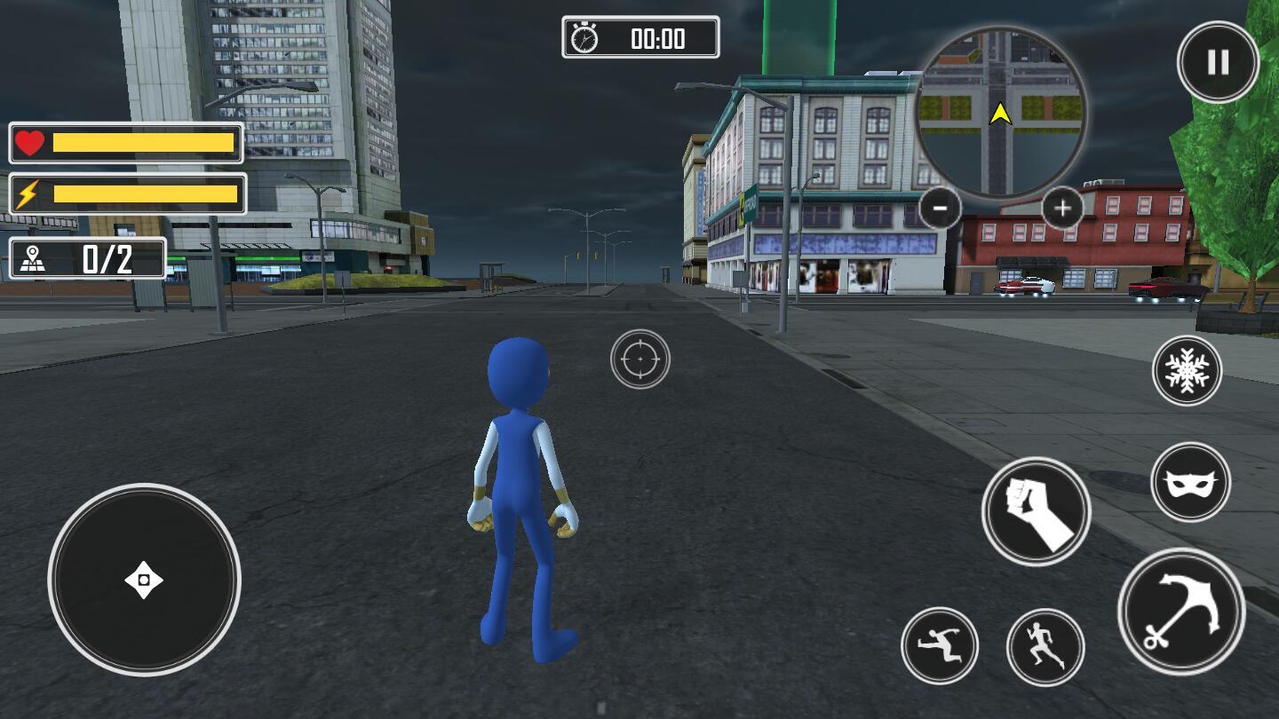 冰蜘蛛火柴绳英雄大佬市无限奖励版 1.0去广告版截图4