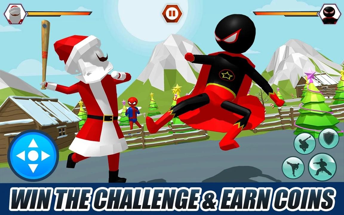Stickman Street Supreme Warriors: Super Boy Games(火柴人城市战斗手游) 1.0安卓版截图1